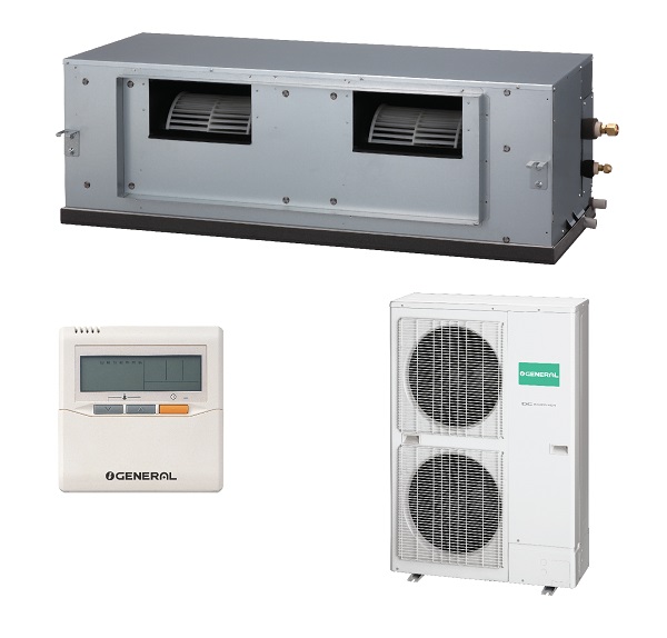 Инверторен климатик канален General ARHG60LHTA/AOHG60LATT – висок напор, 3 phase