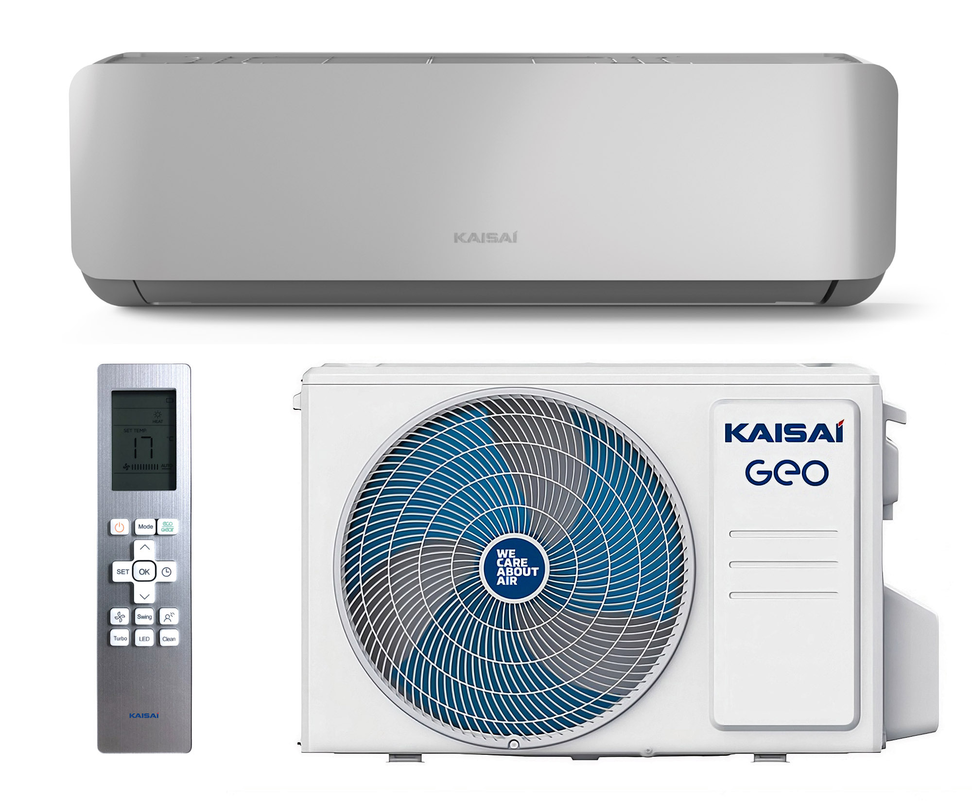 Инверторен стенен климатик KAISAI GEO KGE-24GRHI/KGE-24GRHO