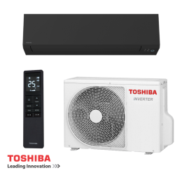 Инверторен климатик Toshiba Shorai Edge RAS-B13G3KVSGB-E + RAS-13J2AVSG-E1 – черен