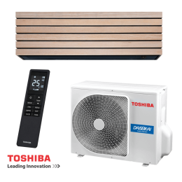 Инверторен климатик Toshiba Super Daiseikai 10 WOOD RAS-B10S4KVDG-E / RAS-10S4AVPG-E