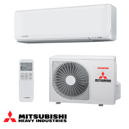 Инверторен климатик Mitsubishi Heavy Industries SRK 20 ZT-WF + SRC 20 ZT-W – бял