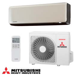 Инверторен климатик Mitsubishi Heavy Industries SRK 35 ZT-WFT + SRC 35 ZT-W – титаниев
