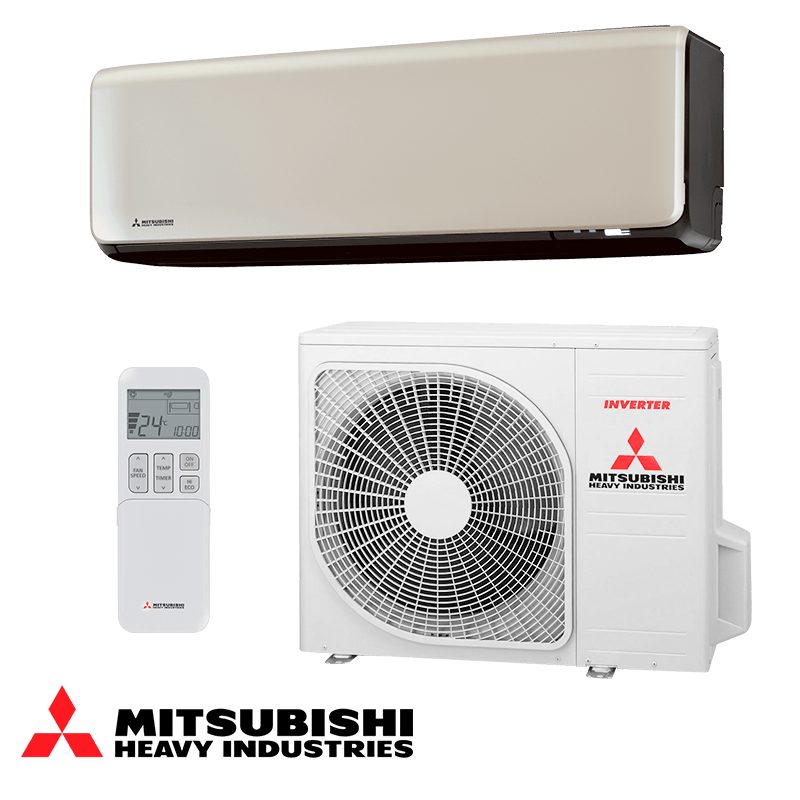 Инверторен климатик Mitsubishi Heavy Industries SRK 35 ZT-WFT + SRC 35 ZT-W – титаниев